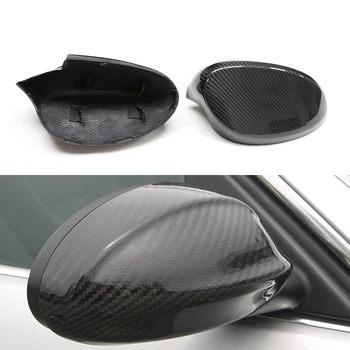 Крышка бокового зеркала из настоящего углеродного волокна для BMW 3 серии E92 E93 2005-2012 для комплекта складывания боковых зеркал в сменном стиле