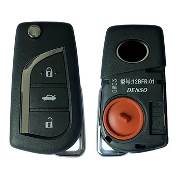 CN007200 Оригинальный Флип-Дистанционный ключ Для Toyota 8A С Чипом 433 МГц FSK FCCID 12BFR-01