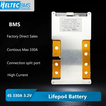 Whosesale Heltec 12V Lifepo4 BMS 4S Balance 300A 330A Плата защиты аккумулятора 12,6 В/16,8 В для запуска автомобиля 12V/RV/Накопителя энергии