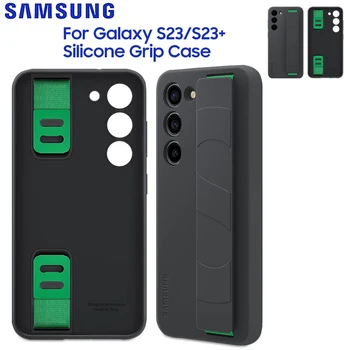 Оригинальный Samsung Официальный Силиконовый чехол Grip Для Galaxy S23 S23 + S23 Plus 5G Силиконовый Чехол Grip Cover Противоударный Чехол