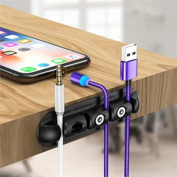 Lovebay Портативный магнитный кабельный штекер Чехол 3 в 1 Коробка для хранения для iPhone Micro USB Type C Штекер чехол Разъем Коробка для хранения Чехол